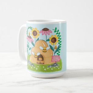 ミツバチの家族 コーヒーマグカップ