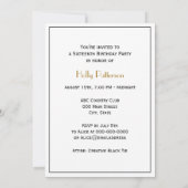 ミツバチの巣と蜂＃１　ヘラルディック ヴィンテージ 招待状 (裏面)