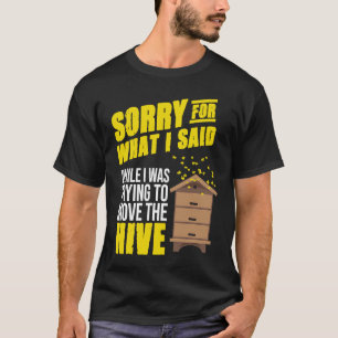 ミツバチの巣箱を移動する蜂蜜の養蜂Gr Tシャツ