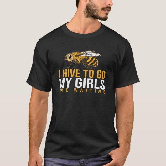 ミツバチの巣蜂の巣養蜂の養蜂家 Tシャツ (正面)