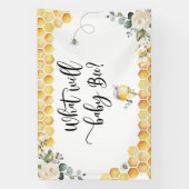 ミツバチの性別が何をベビーする 横断幕 (縦)