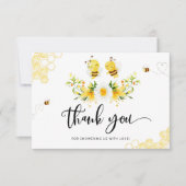 ミツバチの性別発現サンキューカード カード (正面)