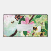 ミツバチの花を咲かせる木 デスクマット (キーボード&マウス)