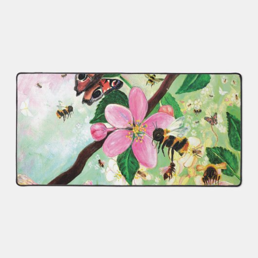 ミツバチの花を咲かせる木 デスクマット (正面)