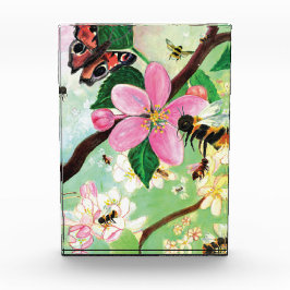 ミツバチの花を咲かせる木 フォトブロック