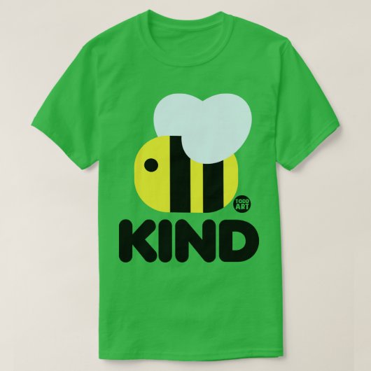 ミツバチの親切 Tシャツ (デザイン正面)