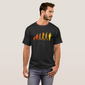 ミツバチの進化 養蜂家のプレゼント Tシャツ (正面フル)