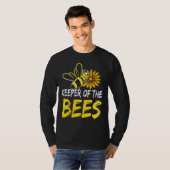 ミツバチの飼育係ミツバチの巣箱 Tシャツ (正面フル)
