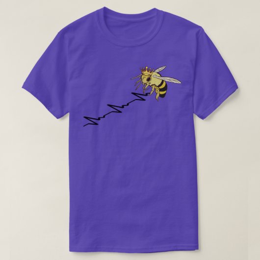 ミツバチの養蜂心 Tシャツ (デザイン正面)
