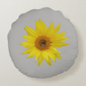 ミツバチひまわり ラウンドクッション (裏面)