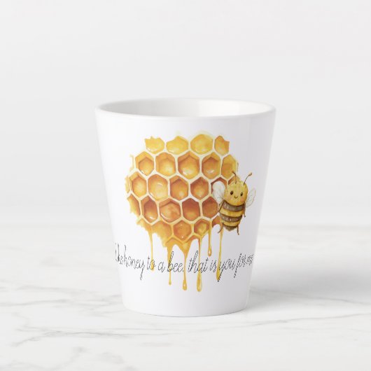 ミツバチへの蜂蜜 カフェラテマグ (正面)