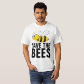 ミツバチを救え Tシャツ (正面フル)