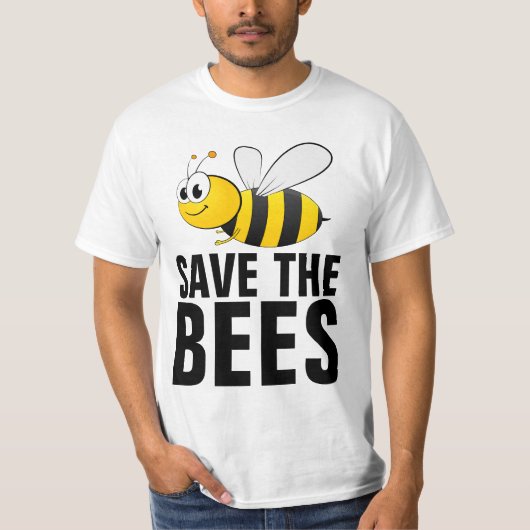 ミツバチを救え Tシャツ (正面)