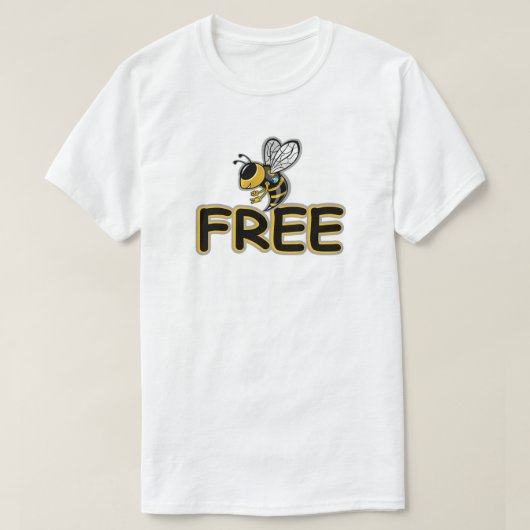 ミツバチフリー Tシャツ (デザイン正面)