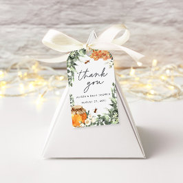 ミツバチベビーまたはブライダルシャワーメッセージカード ギフトタグ