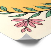 ミツバチ前向き性肯定感動的 ポスター (角)