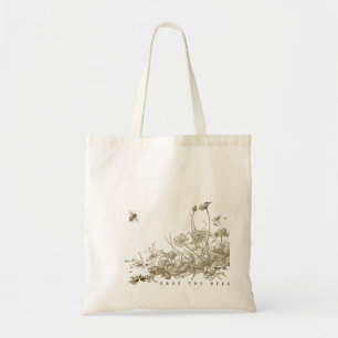 ミツバチ山花のトートバッグ トートバッグ