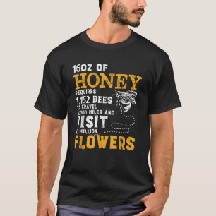 ミツバチ愛好家の受粉ギフト蜂蜜の養蜂家 Tシャツ