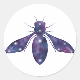 ミツバチ星座ステッカー ラウンドシール