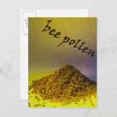 ミツバチ花粉 ポストカード (正面/裏面)