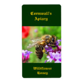 ミツバチ蜂蜜ラベル ラベル (正面)