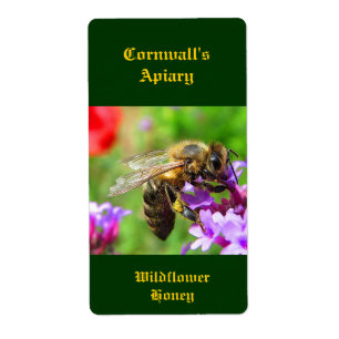 ミツバチ蜂蜜ラベル ラベル