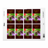 ミツバチ蜂蜜ラベル ラベル (フルシート)