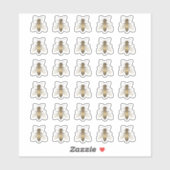 ミツバチ飼いステッカー シール (シート)