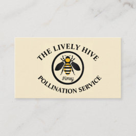 ミツバチ養蜂家受粉サービス蜂蜜の販売 名刺