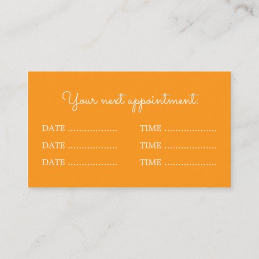 ミツバチ養蜂家 予約カード (裏面)