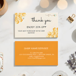 ミツバチ養蜂家 割引カード