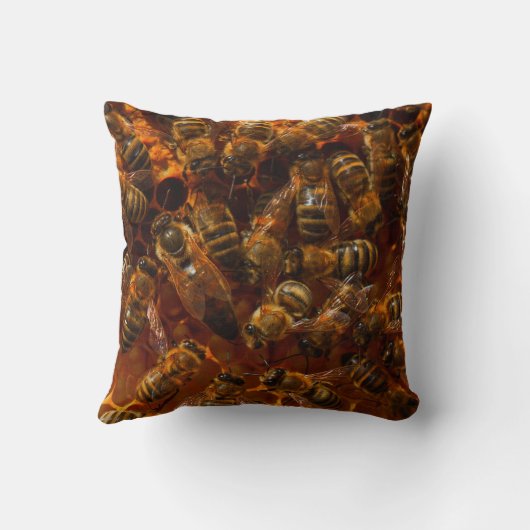 ミツバチ7 クッション (裏面)