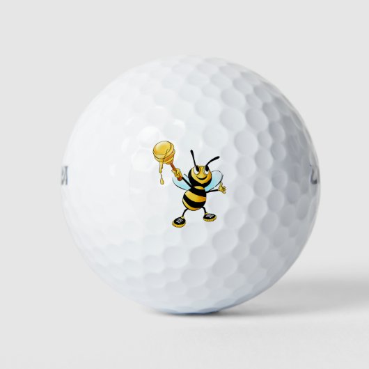 ミツバチ 🐝 ゴルフボール (正面)