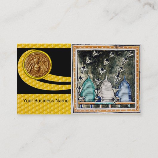 ミツバチ,ミツバチの巣箱,養蜂,養蜂家,養蜂家,養蜂家 名刺 (裏面)