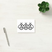 ミツバチ（昆虫）マルハナバチかわいい昆虫 ポストイット (オフィス)