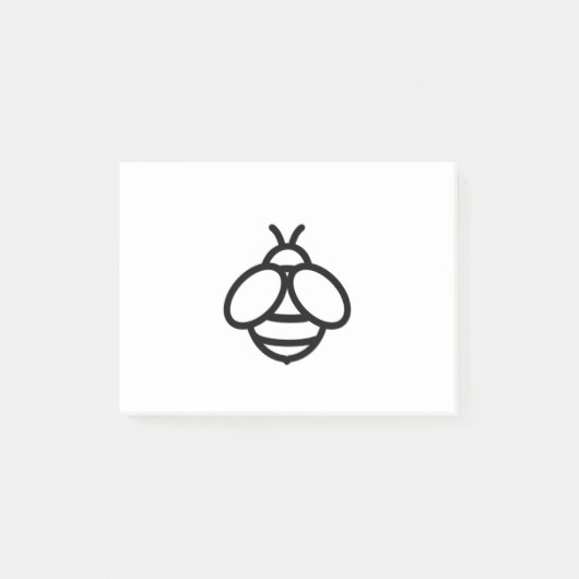 ミツバチ（昆虫）マルハナバチかわいい昆虫 ポストイット (正面)