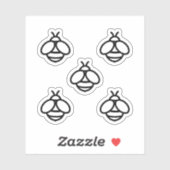 ミツバチ（昆虫）マルハナバチ シール (シート)