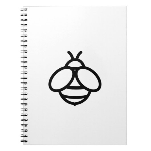 ミツバチ（昆虫）マルハナバチ ノートブック (正面)