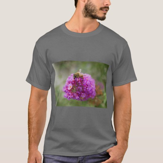 ミツバチ 自然愛好者 グラフィック Tシャツ (正面)