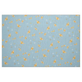 ミツバチ、花、櫛 ファブリック (ファットクウォーター)