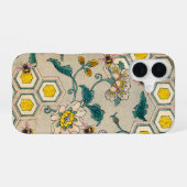 ミツバチ,養蜂家,春の花 はちみつ iPhone 16ケース (裏面横)