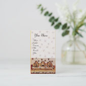 ミツバチ，養蜂家，養蜂家 名刺 (スタンド正面)