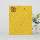 ミツバチ，養蜂 レターヘッド (スタンド正面)