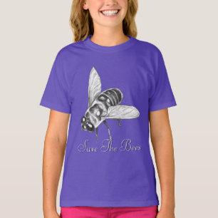ミツバチTシャツ 蜂Tシャツ 環境保護 有機Tシャツ Tシャツ
