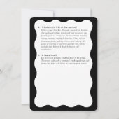 ミツヴァー奉仕に関する情報や質問、アドバイス、黒 招待状 (裏面)