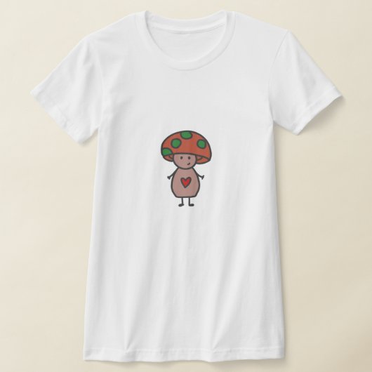ミテリーマッシュルームTシャツ Tシャツ (レイダウン)