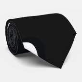 ミデアス|白と黒のグレーのワッキーマーブレッド(白絵を描) ネクタイ (ロール)