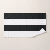 ミデアス |白黒ワイドストライプ バスタオルセット (ハンドタオル)