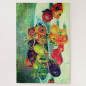 ミディの果実(1881年)ピエール·オーギュスト·ルノアール ジグソーパズル (縦)