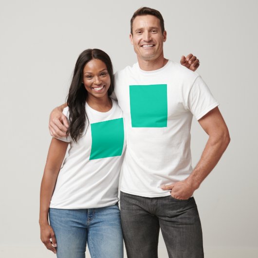 ミディアムアクアマリン Tシャツ (ユニセックス)